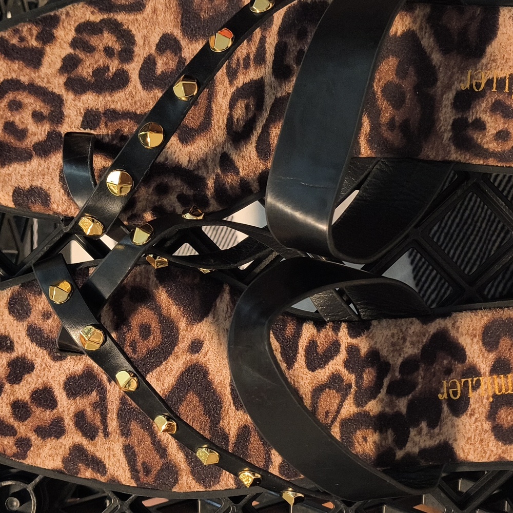 Leopard Sandals
